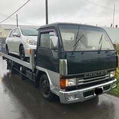 平成3年　キャンター　積載車、搬送車　26.9万キロ　車検令和5...