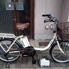 Panasonic [vivi ss]20吋 電動アシスト自転車 6.6Ahバッテリー+充電器(アイボリー)