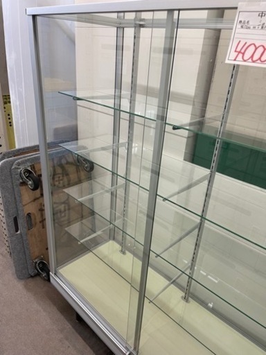 ショーケース　鍵付き　幅120 奥行き45 高さ150cm