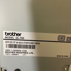 brother　ブラザー　ラベルプリンター　QL700の画像