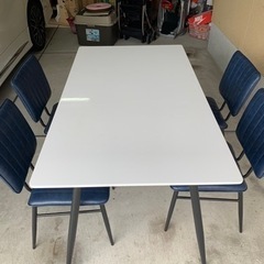 ダイニングテーブル椅子セット 値下げしましたの画像