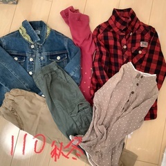 値下げしました　110サイズ　女児向け子供服　秋冬服