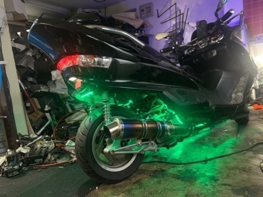 マジェC フルカスタム　sg03j オーディオ　LED 草加市　マジェスティ