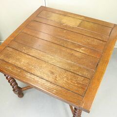 英国 アンティーク 輸入家具 ドローリーフテーブル ダイニングテーブル ②の画像