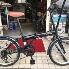 マイパラス　黒とグレー　20インチ折り畳み　美品