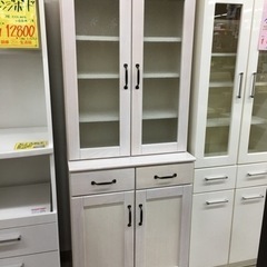 フレンチカントリー　カップボード　食器棚