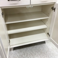 ※ フレンチカントリー カップボード食器棚 [4006] 暮らしに寄り添う（Soelu）フレンチカントリー 食器棚 カップボード 幅