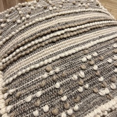 3つセット　Bohoqクッション　マクラメクッション大きめ　オットマン　座椅子の画像