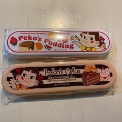 不二家ペコちゃん 携帯スプーンフォーク