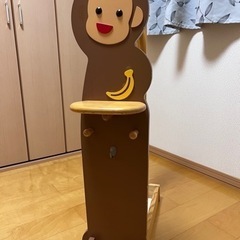 お猿の形　子供用ハンガーラック