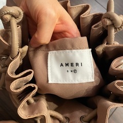 【受け渡し先確定】Ameri アメリ　バッグ　ブラウン　2021夏の画像
