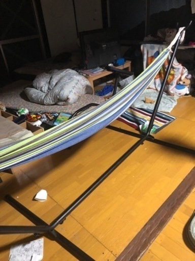 ハンモックあまり使ってないです。早い方優先でよろしくお願い致します。