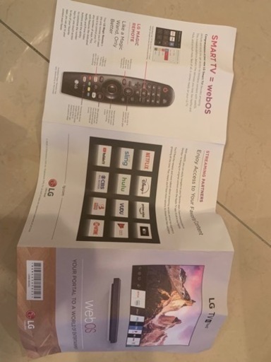 LED LG UHD 50型 4Kチューナー　AI ThinQ 値下げします