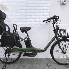 子供乗せ　3人　パナソニック　電動アシスト自転車　バッテリー16ah 16ah大容量バッテリー 子供乗せ対応電動自転車 パナソニック製