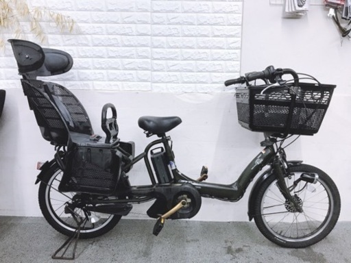 前カゴ付き　子供乗せ電動自転車　シート付き　お買い得品　ヤマハパスキッス