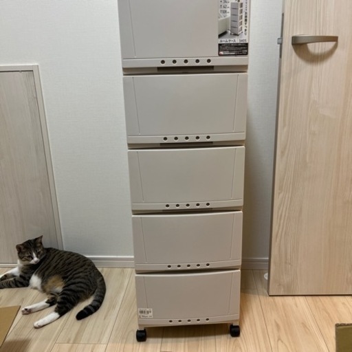 ルームケース　五段　キャスター付き