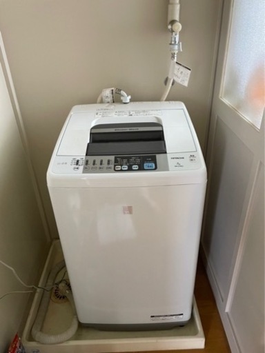 日立 7．0kg 全自動洗濯機  白い約束
