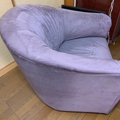 9/6朝8時まで：(HUKLA製) ソファセット 差し上げます