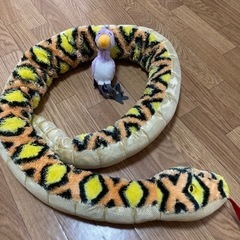(差し上げます)上野動物園　ガラガラヘビ　ハシビロコウ　ぬいぐるみ