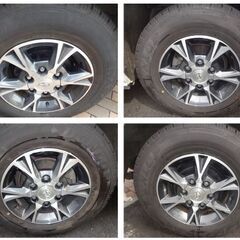 【再値下げ】　ハイエース200(4型～）の純正アルミホイール＋DUNLOP エナセーブ の画像