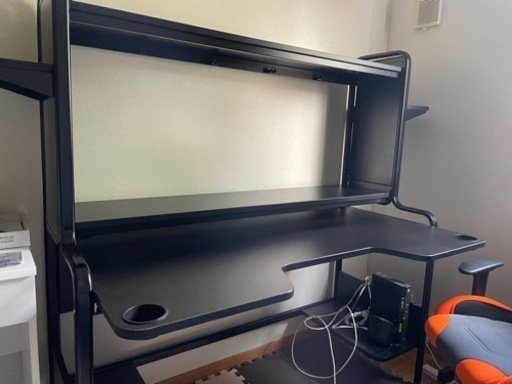『値引き中』IKEA イケア FREDDE フレッデ PCデスク ゲーミングデスク ブラック