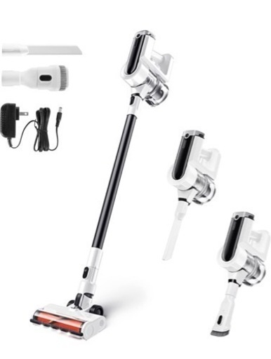 掃除機 コードレス サイクロン ハンディ 1台6役 300Wモーター 23000Pa強力吸引 30分間連続使用