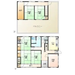 🉐希少戸建て借家🉐ペット可🉑6DK🏘駐車場付き、リフォーム済み即...