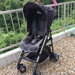 ベビーカー　Aprica STICK コスメクルール GR&BK
