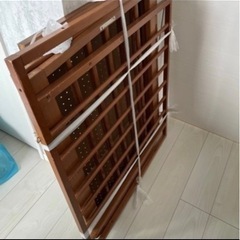 【お渡しする方決定しました】木製　ベビーベッド　組み立て式の画像
