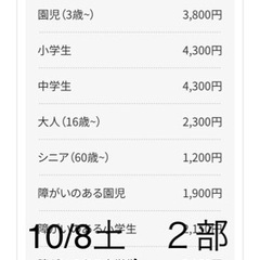 5555円　同行　キッザニア 甲子園　 日曜　２部　2名