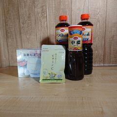 めんつゆ、ソース、サプリメント、温泉たまご器 色々セット
