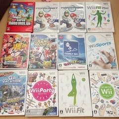 wii ゲームソフト、付属品など　100円〜