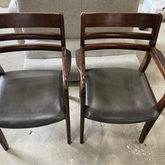 【ミキモク】高級家具　1人掛け　チェア　2セット