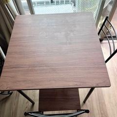 0円でお譲りします☆ ダイニングセット　※受渡し予定の方決まりました。の画像