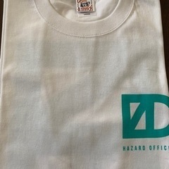 新品未使用　HAZARDロゴTシャツ　ステッカー付き