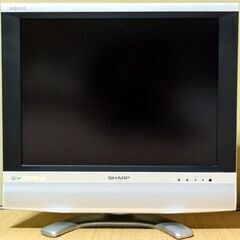 テレビ（モニター用）20型を差し上げます（中古）