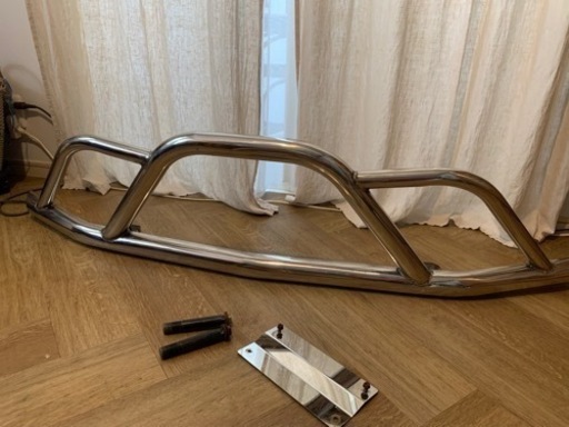 ハイエース　バンパーガード　グリルガードメッキ