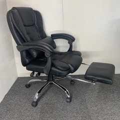 新品 アウトレット品 Gravina プレジデントチェア ハイバック リクライニング フットレスト付きの画像