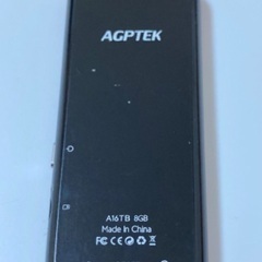 【値下げ】MP3音楽プレーヤー　AGPTEK A16TB (中古・キズあり)の画像