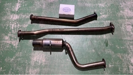 86(ZN6)用ZSS砲弾マフラー.TRUSTフロントパイプセット