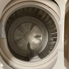 【期間限定】洗濯機7kg  1人〜4人暮らしにおすすめの画像