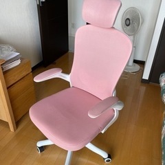 超美品　オフィスチェア　ピンク
