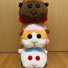 PUI PUI モルカー ほっこりいやされ でっかいぬいぐるみ　ポテト&救急モルカー&テディの画像