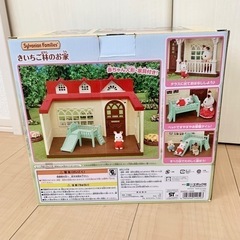 シルバニアファミリー　きいちご林のお家＆人形セットの画像