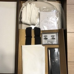 値下げ！【2回使用】新郎/タキシード用シャツ/6点セット
