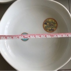 宮内庁御用達　深川製磁　寿赤絵　取皿揃の画像
