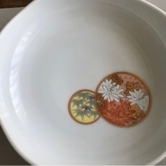 宮内庁御用達　深川製磁　寿赤絵　取皿揃の画像