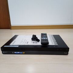 SONY ブルーレイレコーダー 500G　2番組録画　BDZ-AT700 説明書　B-CASカード　電源コード　リモコンの画像