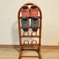 【値下げ！】　スリッパ立て　ルームシューズラック　汚れあり