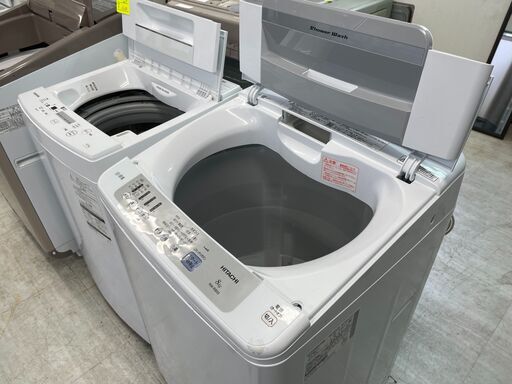 洗濯機の分解クリーニング行っています！配送設置込み　日立8.0K洗濯機　2019年製　　分解クリーニング済！！